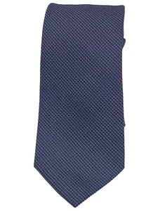 Raja Krawatte Herren 100% Seide Krawatte blau Rauten Jakobsmuschel Muster Handarbeit ~ A100 - Bild 1 von 5