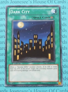 Tarjeta Dark City LCGX-EN144 Yu-Gi-Oh 1a Edición Nueva - Imagen 1 de 4
