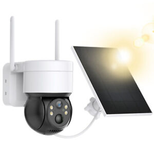iCSee Solar / Bateria Bezprzewodowa kamera bezpieczeństwa Wi-Fi Zewnętrzna kamera PTZ 350° IP66