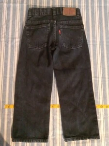 Levis Childrens Boys Straight Boot Cut Jeans Denim Pants Blue Size 5 - Picture 1 of 3