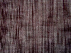 3/4 Yd-CHOCOLATE BROWN Light Wt. Cotton/Poly VOILE STRIATED Semi-Sheer Fabric - Picture 1 of 3