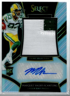2018 Select Prime Selections Material Signatures #19 Marquez Valdes-Scantling/49 - Image 1 of 2