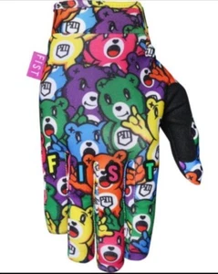 Fist Kids Gloves Chapter 24 Collection Mx moto Mtb bmx Yeah Bears Size Small  - Picture 1 of 2