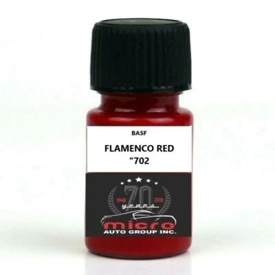 Kit de pintura de retoque con cepillo 2 OZ para Volvo Flamenco Red 702 ENVÍO HOY Foto 1 de 2