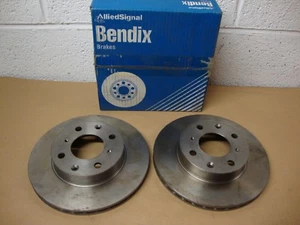 561348B Bendix Brake Discs Fits Honda Civic 111 1.3 & 1.4 Engines 1988 - 1991   - Picture 1 of 1