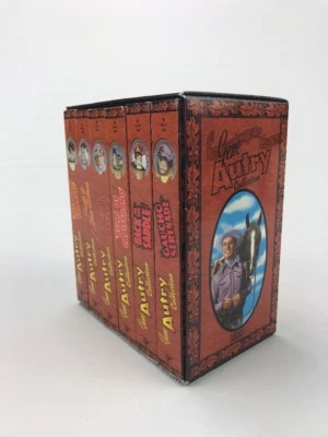 Gene Autry Collection 6 VHS Tapes Series One Six Shooter Box Set western 1998 - Image 1 of 4