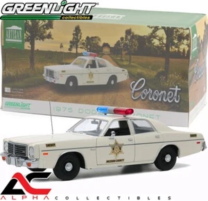 Greenlight 19092 1:18 1975 Dodge Coronet "Hazzard County Sheriff" Dukes Hazzard - Imagen 1 de 1