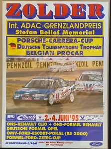 PÓSTER ORIGINAL 1995 ZOLDER GRENZLANDPREIS STEFAN BELLOF MEMORIAL PROCAR RACE - Imagen 1 de 5