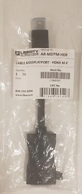 Liberty AV Solutions AR-MDPM-HDF Mini-DisplayPort Male to HDMI Female Free Ship - Image 1 of 4