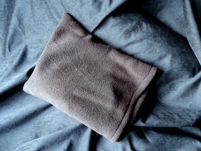 WHEATBAGSRUS Extra Wide Aroma free Wheat Bag with removable soft Grey soft fleecy cover