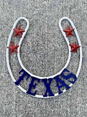 Placa de pared vintage Eyes of Texas Horseshoe Barn Star arte 13/13 ÚNICA ❤️sj5m1s Foto 1 de 4