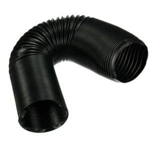 80mm schwarz Auto Luftfilter Einlass kalte Luft Kanalisation Speiseschlauch Rohr - Bild 1 von 6