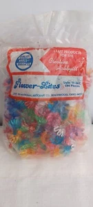 144 Flower Lites Lampadina Multicolore Ricambi Ceramica Albero di Natale Luce Vintage - Foto 1 di 6