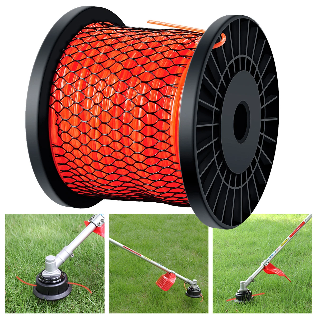 Husqvarna Trimmerfaden 2,4 Mm, 90 M, Orange – Ersatzschnur Für Rasentrimmer & Freischneider