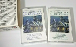 Vintage 1998 - Madacy Entertainment - THE GLORY OF CHRISTMAS - 2 Cassette Tapes - Foto 1 di 5