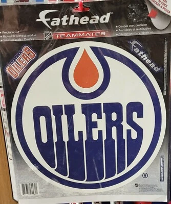 NHL Edmonton Oilers logo Fathead - NEW - 2025 Stanley Cup Final - Image 1 of 2