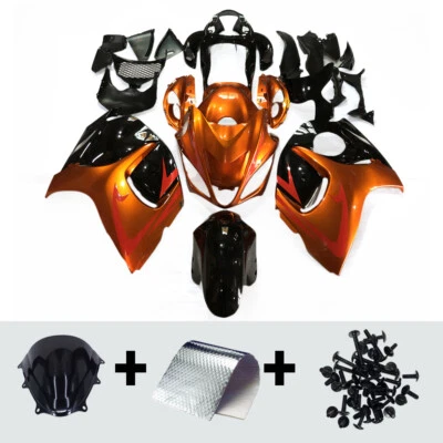 Kit de carenado naranja negro + tanque para carrocería Suzuki GSXR1300 Hayabusa 2008-2020 Foto 1 de 4