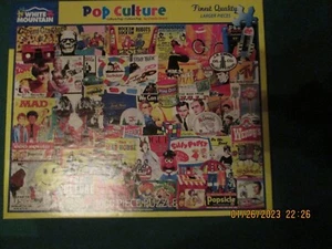 White Mountain 1000 Pc Jigsaw Puzzle POP CULTURE - Picture 1 of 1