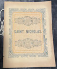 Saint Nicholas -  Mini Soft Cover Recreation of the 1849 Illustrated Edition