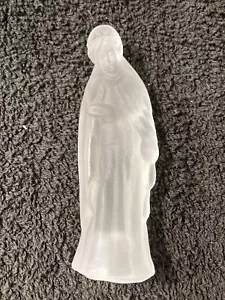Vintage Milchglas Krippe Set Ersatz Balthasar Weiser Mann 4" hoch - Bild 1 von 5