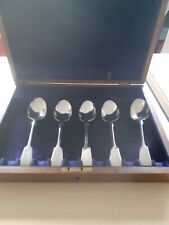 vintage silver spoon set of 5 in its original box