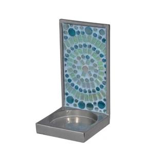 Dale Tiffany Sea Bubbles Mosaic Art Glass Candle Holder - AV15434 - Picture 1 of 1