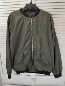 Chaqueta de vuelo Contender, para hombre, verde, talla XL, ligera, bombardero, ropa exterior - Imagen 1 de 9