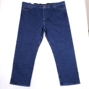 Wrangler Jeans Classic Fit Straight Leg 48x30 Blue Denim Casual Everyday NWT - Picture 1 of 10