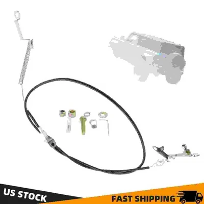 New Black Kickdown Cable Kit For Ford/AOD Lokar KD-2AODU Foto 1 de 4