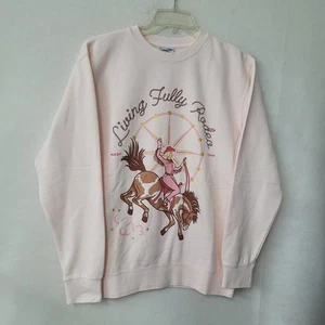 Sudadera Living Fully Adulto Mediana Rosa Rodeo Nashville Country Mallory Ervin - Imagen 1 de 11
