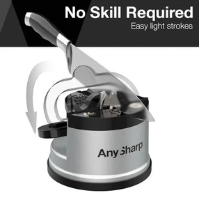AnySharp Knife Sharpener Powergrip Suction Original Genuine UK - Picture 1 of 3