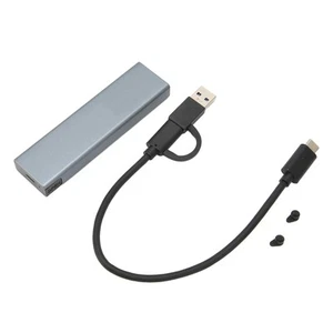 HDD Enclosure PCIe NVMe NGFF Dual Purpose USB3.1 10Gbps High Speed Trans FY - Afbeelding 1 van 22