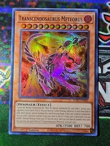 Transcendosaurus Meteorus WISU-EN002 Wild Survivors Super Rare 1st Edition NM  - Picture 1 of 2