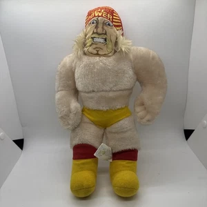 Peluche Hulk Hogan Ace 1991 novità WWF lottatore 11" Python Power giocattolo morbido vintage - Foto 1 di 4