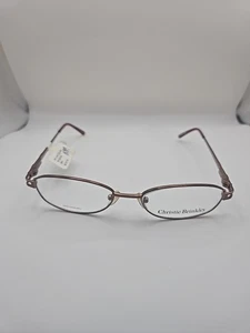 Christie Brinkley C 304 BRN Braun Brillengestell 49 16 135 Neu mit Etikett - Bild 1 von 5