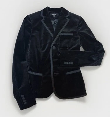 Rare Ralph Lauren Rugby Black Velour Blazer Jacket, Elegant, Discontinued - Image 1 of 4