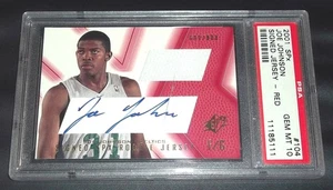 #600/800 PSA 10 Rc RED Jersey Signed Joe Johnson Auto 2001 SPX Rookie Autograph - Picture 1 of 7