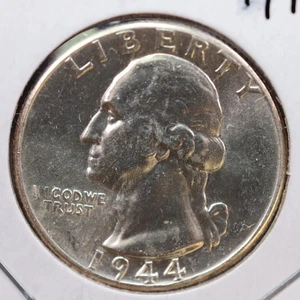 1944 Washington Quarter, Mint State Uncirculated Coin, Store #QR997 - Bild 1 von 2