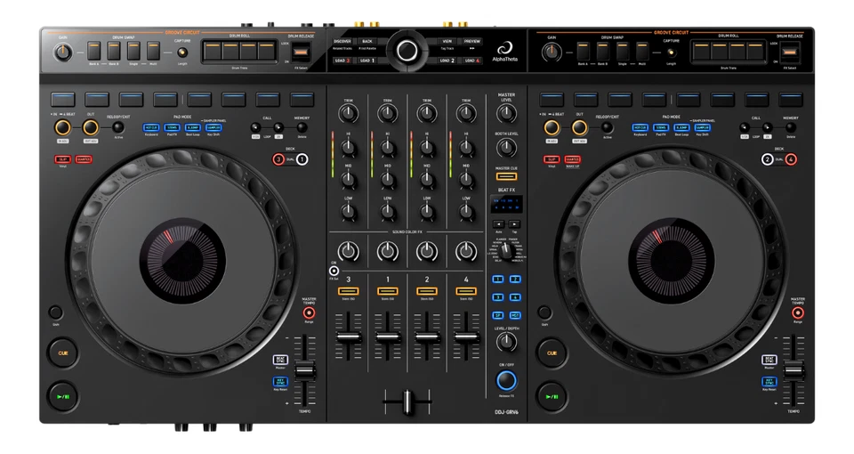 AlphaTheta DDJ-GRV6 4-Channel DJ Controller for Rekordbox or Serato DJ Pro - Image 1 of 1