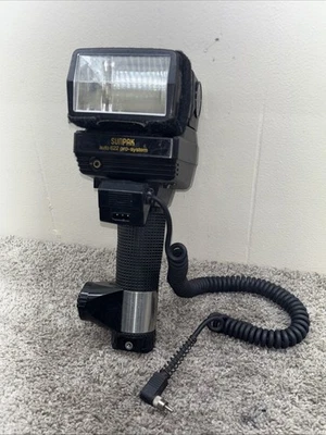 SUNPAK auto622 Pro System Camera Flash with SH-1 Flash Head 69933 97 - Image 1 of 4