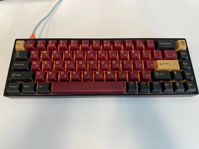 KB65HE Magnetic – Gateron Jade Mini E – GMK Red Samurai – Custom 65% Keyboard - Image 1 of 4