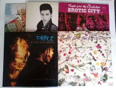 Lot Of 5 Prince 12 in Single 33 RPM LP - Image 1 of 2