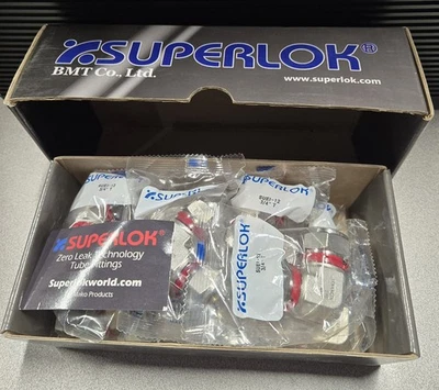 Superlok SUEI-12 Tube Fitting, 3/4" Compression Tubing Elbow, Lot of 9! Deal - Image 1 of 4