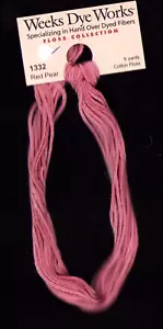 Weeks Dye Works Floss Collection 1332 RED PEAR 5 yds Cross Stitch Needlepoint - Picture 1 of 2