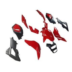 Red Black Bodywork Cowls For Honda Grom MSX125 2016-2020 17 18 Plastic Fairings - Picture 1 of 11