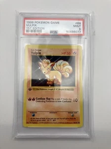 PSA 9 - 1. Edition - Shadowless - Vulpix 68/102 - Base Set - Pokemon TCG - Bild 1 von 2