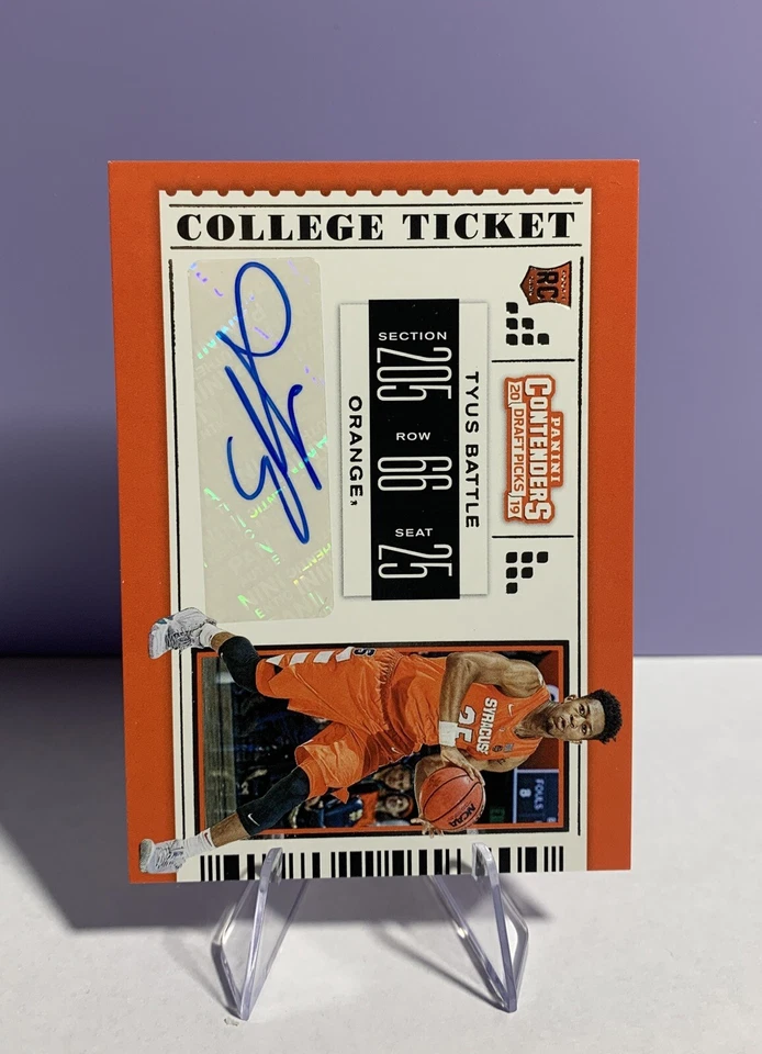 2019-20 Panini Contenders Draft Picks College Ticket #115 Tyus Battle (AU RC)🔥 - Image 1 of 2