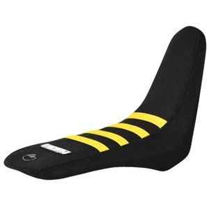 2010-2021 Cobra CX 50 JR/P3 Seat Cover By Enjoy MFG ALL BLACK YELLOW RIBS #151 - Picture 1 of 4