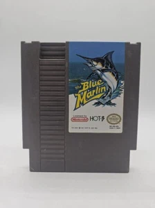 The Blue Marlin -- NES Nintendo Original Classic Authentic Fishing Game TESTED  - Picture 1 of 4