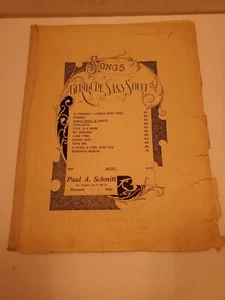 When Song is Sweet Gertude Sans-Soucci Sheet Music 1910 - Picture 1 of 8